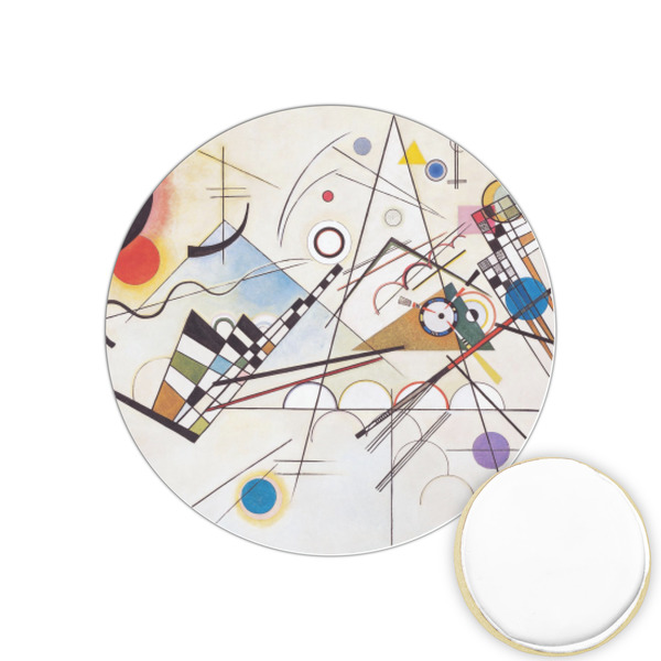 Custom Kandinsky Composition 8 Printed Cookie Topper - 1.25"