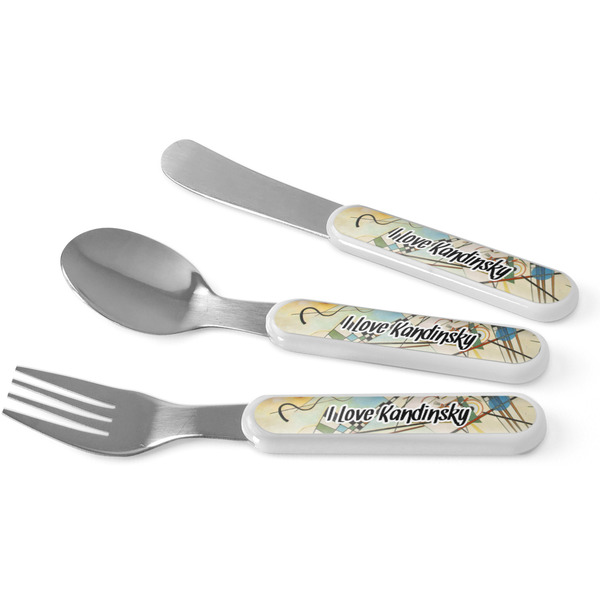 Custom Kandinsky Composition 8 Kid's Flatware