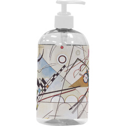 Kandinsky Composition 8 Plastic Soap / Lotion Dispenser (16 oz - Large - White)