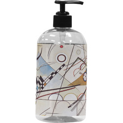 Kandinsky Composition 8 Plastic Soap / Lotion Dispenser (16 oz - Large - Black)