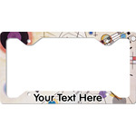 Kandinsky Composition 8 License Plate Frame - Style C