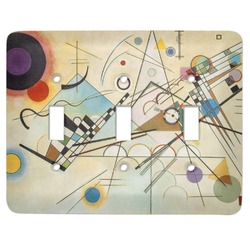 Kandinsky Composition 8 Light Switch Cover (3 Toggle Plate)
