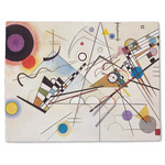 Kandinsky Composition 8 Single-Sided Linen Placemat - Single