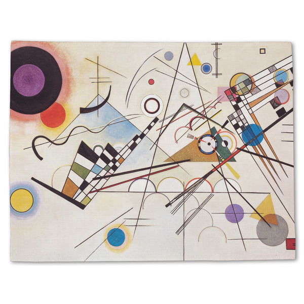 Custom Kandinsky Composition 8 Single-Sided Linen Placemat - Single