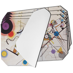 Kandinsky Composition 8 Dining Table Mat - Octagon - Set of 4 (Single-Sided)