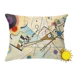 Kandinsky Composition 8 Outdoor Throw Pillow (Rectangular)