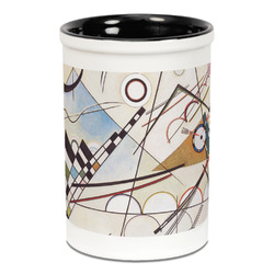 Kandinsky Composition 8 Ceramic Pencil Holders - Black