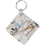 Kandinsky Composition 8 Diamond Plastic Keychain