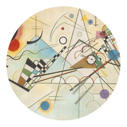 Kandinsky Composition 8 Round Decal - Medium