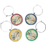 Kandinsky Composition 8 Wine Charms (Set of 4)