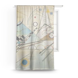 Kandinsky Composition 8 Sheer Curtain - 50"x84"