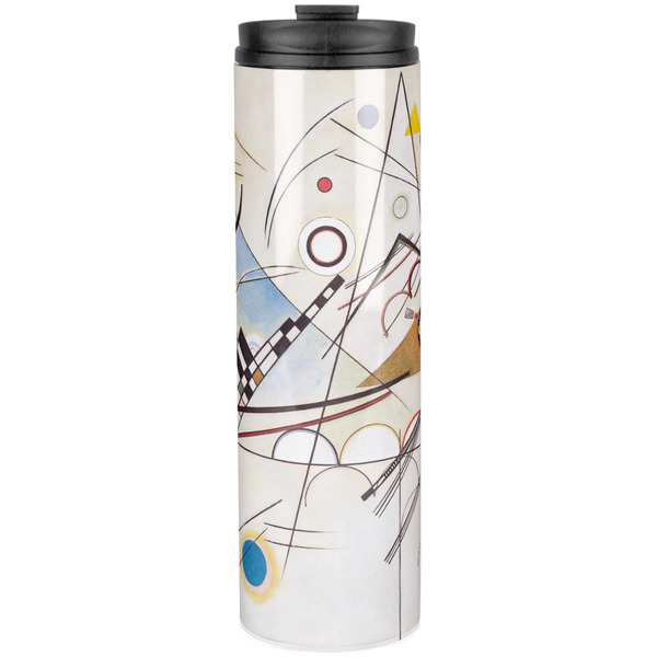 Custom Kandinsky Composition 8 Stainless Steel Skinny Tumbler - 20 oz