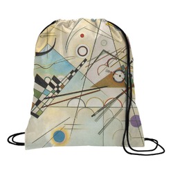 Kandinsky Composition 8 Drawstring Backpack - Large