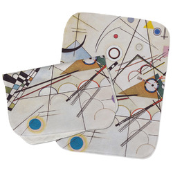 Kandinsky Composition 8 Burp Cloths - Fleece - Set of 2