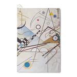 Kandinsky Composition 8 Waffle Weave Golf Towel