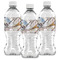 Kandinsky Composition 8 Water Bottle Labels - Front View