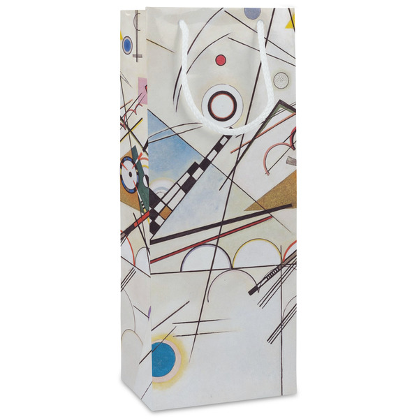 Custom Kandinsky Composition 8 Wine Gift Bags - Matte