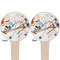 Kandinsky Composition 8 Wooden 4" Food Pick - Round - Double Sided - Front & Back