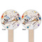 Kandinsky Composition 8 Wooden 6" Food Pick - Round - Double Sided - Front & Back