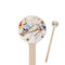 Kandinsky Composition 8 Wooden 7.5" Stir Stick - Round - Closeup