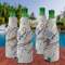 Kandinsky Composition 8 Zipper Bottle Cooler - Set of 4 - LIFESTYLE