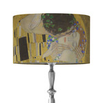 The Kiss (Klimt) - Lovers 12" Drum Lamp Shade - Fabric