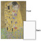 The Kiss (Klimt) - Lovers 20x30 - Matte Poster - Front & Back