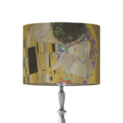 The Kiss (Klimt) - Lovers 8" Drum Lamp Shade - Fabric