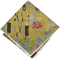 The Kiss (Klimt) - Lovers Cloth Cocktail Napkin - Single