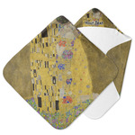 The Kiss (Klimt) - Lovers Hooded Baby Towel