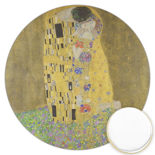 Custom The Kiss (Klimt) - Lovers Printed Cookie Topper - 3.25"