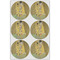 The Kiss (Klimt) - Lovers Icing Circle - Large - Set of 6