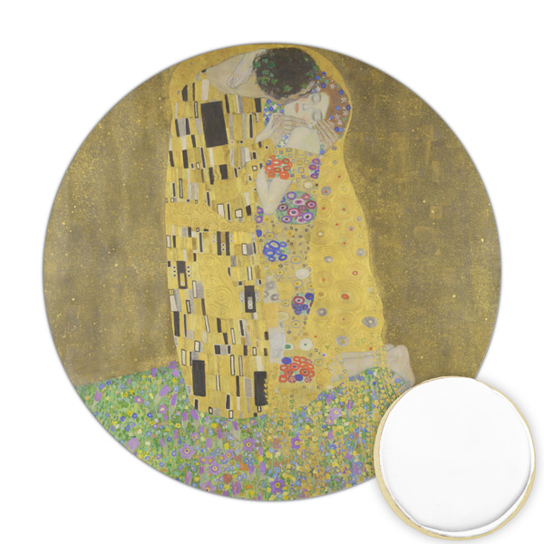 Custom The Kiss (Klimt) - Lovers Printed Cookie Topper - Round