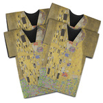 The Kiss (Klimt) - Lovers Jersey Bottle Cooler - Set of 4