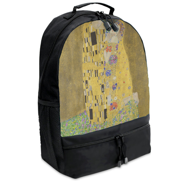 Custom The Kiss (Klimt) - Lovers Backpacks - Black