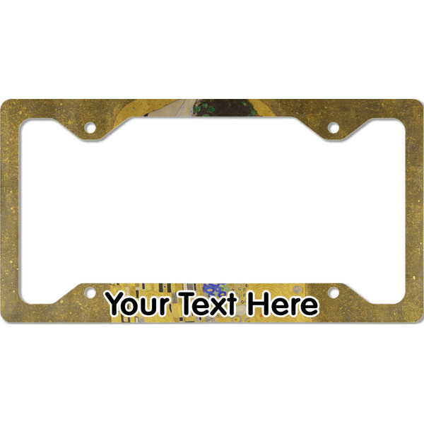 Custom The Kiss (Klimt) - Lovers License Plate Frame - Style C