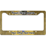 The Kiss (Klimt) - Lovers License Plate Frame - Style B