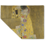 The Kiss (Klimt) - Lovers Double-Sided Linen Placemat - Single