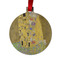 The Kiss (Klimt) - Lovers Metal Ball Ornament - Front