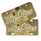 The Kiss (Klimt) - Lovers Mini License Plates - MAIN (4 and 2 Holes)