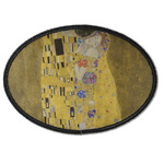 The Kiss (Klimt) - Lovers Iron On Oval Patch