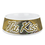 The Kiss (Klimt) - Lovers Plastic Dog Bowl - Medium