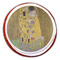 The Kiss (Klimt) - Lovers Printed Icing Circle - Large - On Cookie