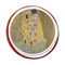 The Kiss (Klimt) - Lovers Printed Icing Circle - Medium - On Cookie