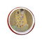 The Kiss (Klimt) - Lovers Printed Icing Circle - XSmall - On Cookie