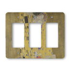 The Kiss (Klimt) - Lovers Rocker Style Light Switch Cover - Three Switch