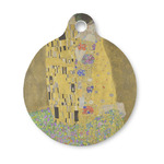 The Kiss (Klimt) - Lovers Round Pet ID Tag - Small