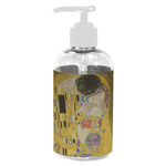 The Kiss (Klimt) - Lovers Plastic Soap / Lotion Dispenser (8 oz - Small - White)