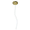 The Kiss (Klimt) - Lovers White Plastic 7" Stir Stick - Oval - Single Stick