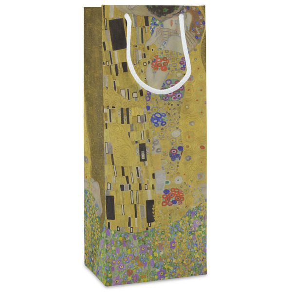 Custom The Kiss (Klimt) - Lovers Wine Gift Bags - Matte